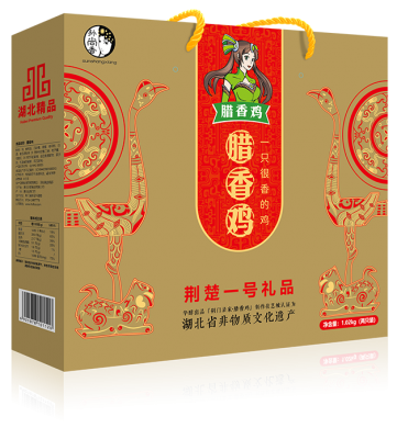 臘香雞1020g禮盒